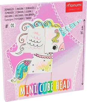 CUBO CABEZA MINI UNICORNIOS