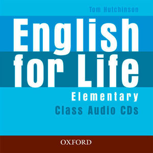 ENGLISH FOR LIFE ELEMENTARY CLASS AUDIO CDS
