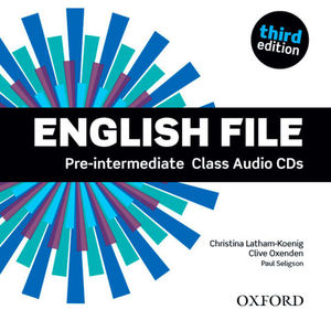 ENGLISH FILE PRE-INTERMEDIATE 3 ED. CLASS AUDIO CDS