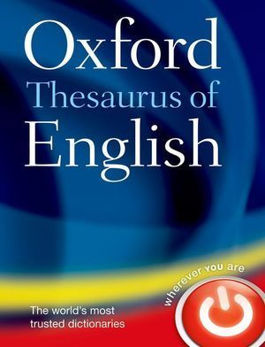 DICCIONARIO OXFORD THESARURUS OF ENGLISH