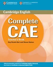 CAMBRIDGE COMPLETE CAE TEACHERS BOOK