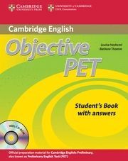 OBJECTIVE PET STUDENTS BOOK WITH ANSWERS