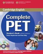 COMPLETE PET STUDENTS BOOK WITHOUT ANSWERS