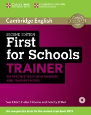 FIRST FOR SCHOOLS TRAINER SIX PRACTICE TESTS WITH ANSWERS 2015