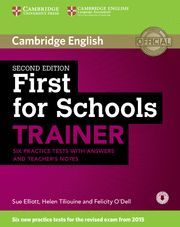 FIRST FOR SCHOOLS TRAINER SIX PRACTICE TESTS WITH ANSWERS 2015