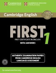 FIRST CERTIFICATE IN ENGLISH 1 WITH ANSWERS WITH 2 AUDIO CDS