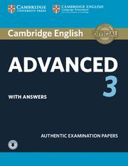 CAMBRIDGE ENGLISH ADVANCED 3 STUDENT´S BOOK WITH ANSWERS WITH AUDIO