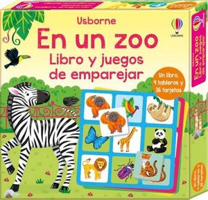 EN UN ZOO.  LIBRO Y JUEGOS DE EMPAREJAR