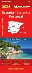 Mapa España y Portugal Michelin 2026