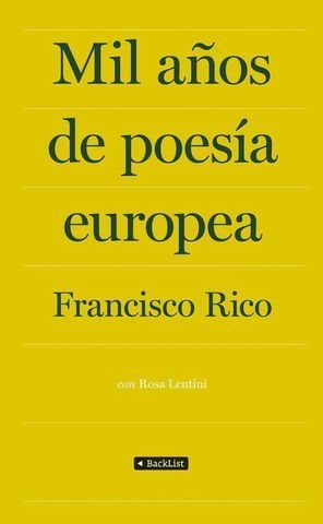 MIL AOS DE POESIA EUROPEA