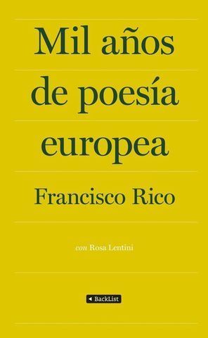 MIL AOS DE POESIA EUROPEA