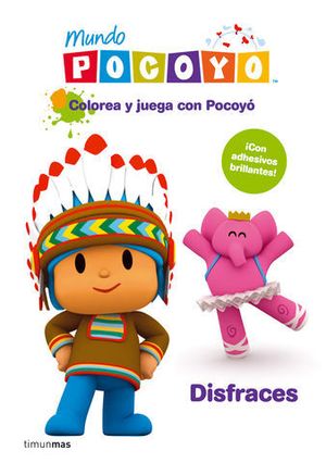 COLOREA Y JUEGA CON POCOYO.  DISFRACES