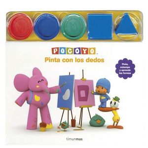 POCOYO PINTA CON LOS DEDOS