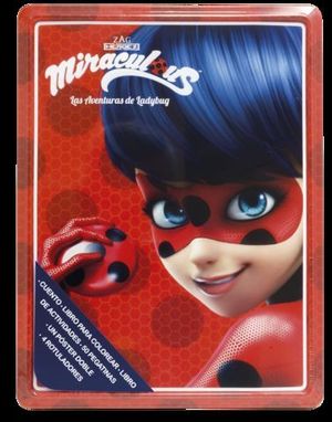 MIRACULOUS.  LAS AVENTURAS DE LADYBUG.  CAJA METALICA