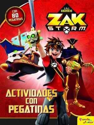 ZAK STORM.  ACTIVIDADES CON PEGATINAS