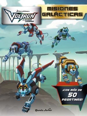 VOLTRON.  MISIONES GALACTICAS.  ACTIVIDADES CON PEGATINAS