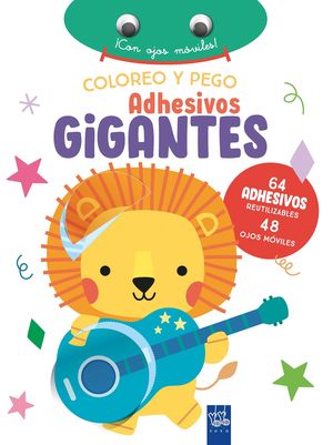 COLOREO Y PEGO ADHESIVOS GIGANTES.  LEN