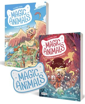 PACK MAGIC ANIMALS 1 Y 2 + PARCHE ED. 2023