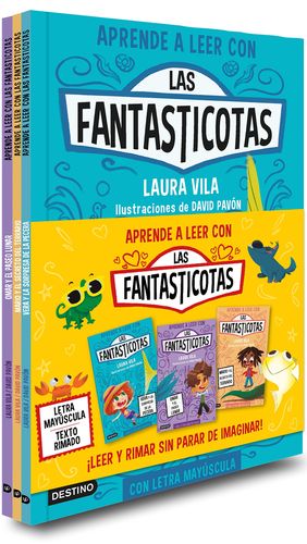 PACK APRENDE A LEER CON FANTASTICOTAS (VOL:1-2-3)