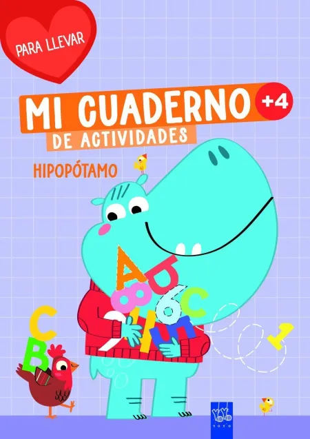 Hipopotamo. Mi Cuaderno de Actividades para Llevar