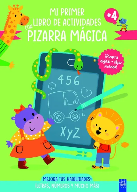 Mi Primer Libro de Actividades con Pizarra Magica. Verde