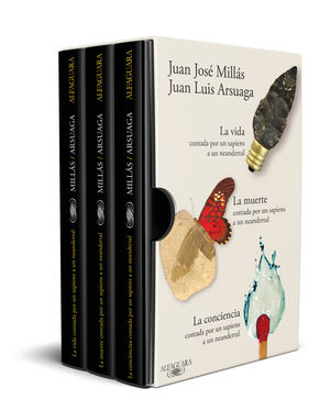 ESTUCHE LA VIDA, LA MUERTE Y LA CONCIENCIA CONTADAS POR UN SAPIENS A UN NEANDERTAL (DE UN SAPIENS A UN NEANDERTAL)