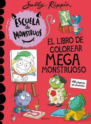 Libro de Colorear Escuela de Monstruos