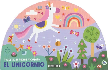 El Unicornio Puzzle de 28 Piezas y Cuento