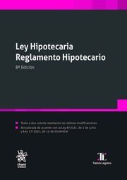 LEY HIPOTECARIA Y REGLAMENTO HIPOTECARIO