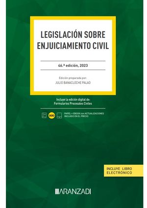 LEGISLACIN SOBRE ENJUICIAMIENTO CIVIL (PAPEL + E-BOOK)