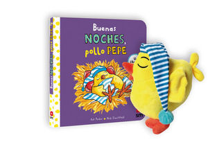PACK EL POLLO PEPE SE VA A DORMIR + MUECO