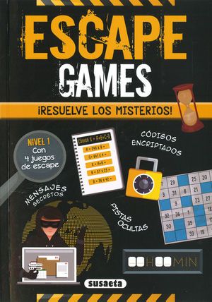 ESCAPE GAMES.  RESUELVE LOS MISTERIOS ! NIVEL 1