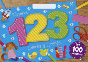 NUMEROS.  COLOREA Y APRENDE