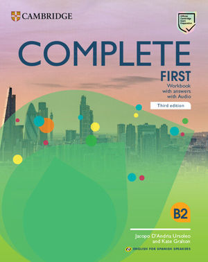 COMPLETE FIRST WORKBOOK WITH ANSWERS 3ª ED.