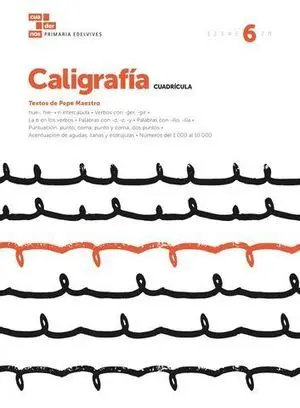 Cuaderno Caligrafia 6 Cuadricula Ed. 2017