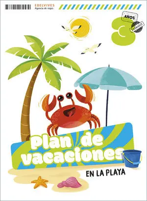 Cuaderno de Vacaciones 3 Años en la Playa Ed. 2025