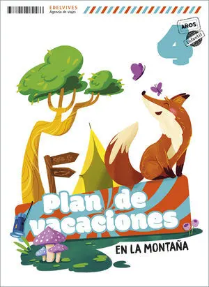 Cuaderno de Vacaciones 4 Años en la Montaña Ed. 2025