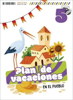 Cuaderno de Vacaciones 5 Años en el Pueblo Ed. 2025