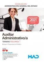 TEMARIO AUXILIAR ADMINISTRATIVO/A GENERAL DEL ESTADO