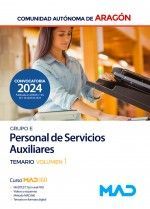 PERSONAL DE SERVICIOS AUXILIARES ARAGON 2024 TOMO I