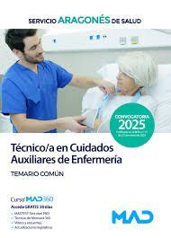 TECNICO CUIDADOS AUXILIARES ENFERMERIA TEMARIO COMUN  SALUD ARAGON 2025