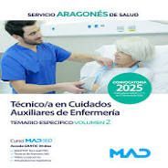 TECNICO CUIDADOS AUXILIARES ENFERMERIA TEMARIO ESPECFICO VOL. 2 SALUD ARAGON 2025