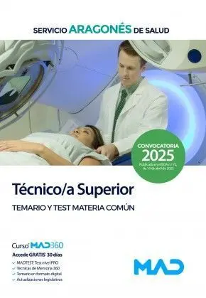 Tecnico Superio Materia Comun y Test Salud Aragon 2025