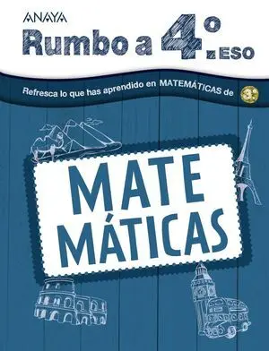 Cuaderno de Vacaciones Matematicas Rumbo a... 4º eso Ed. 2024
