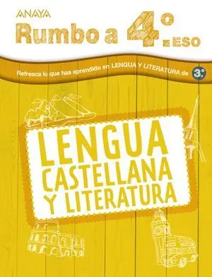 Cuaderno de Vacaciones Lengua Rumbo a... 4º eso Ed. 2024