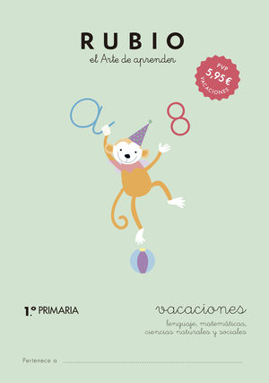 CUADERNO VACACIONES RUBIO 1 PRIMARIA