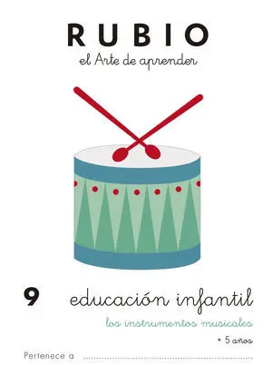Cuaderno Rubio Educacion Infantil 9