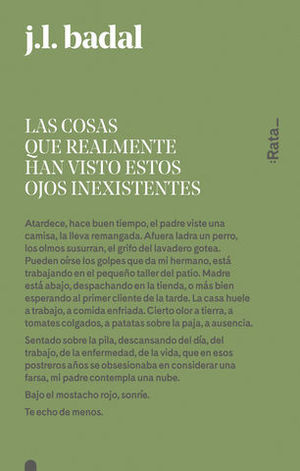 LAS COSAS QUE REALMENTE HAN VISTO ESTOS OJOS EXIXTENTES