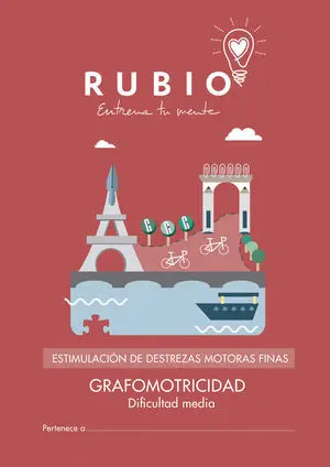 Cuaderno Rubio Grafomotricidad Dificultad Media