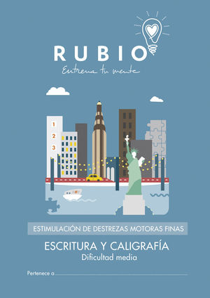 CUADERNOS RUBIO ESCRITURA Y CALIGRAFIA DIFICULTAD MEDIA